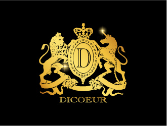 Ze的DICOEUR法國紅酒商標(biāo)logo設(shè)計