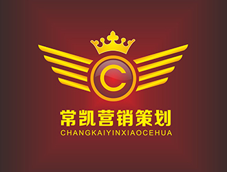 AR科技核心~雪狐設(shè)計(jì)的常凱營(yíng)銷(xiāo)策劃logo設(shè)計(jì)