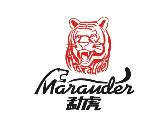 曾翼的勐虎產(chǎn)品LOGOlogo設計
