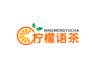 奶茶店logo(檸檬語(yǔ)茶)logo設(shè)計(jì)