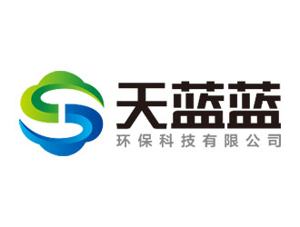 鐘炬的武漢天藍藍環(huán)?？萍糽ogo設(shè)計