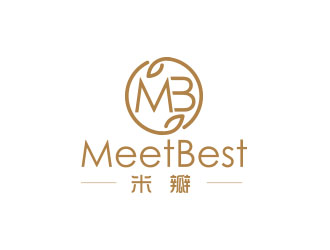 英文線條-米瓣女裝商標(biāo)設(shè)計(jì)logo設(shè)計(jì)