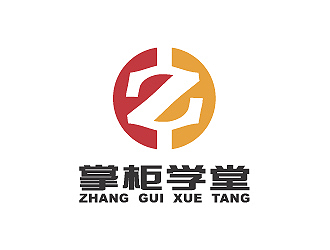 彭波的掌柜學堂logo設(shè)計