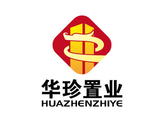 張俊的中國紅印章房地產(chǎn)標(biāo)志logo設(shè)計(jì)