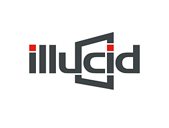 勞志飛的illucid LED燈 英文字母設(shè)計logo設(shè)計