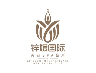 鋅媛國際美容SPA會(huì)所logo設(shè)計(jì)