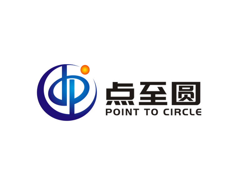 李杰的點至圓logo設計