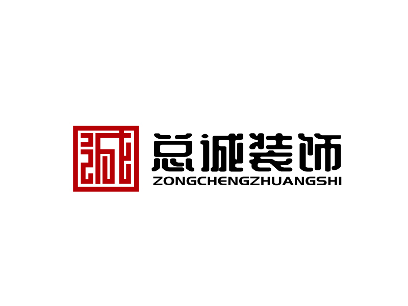 張俊的上?？傉\裝飾材料有限公司logologo設計