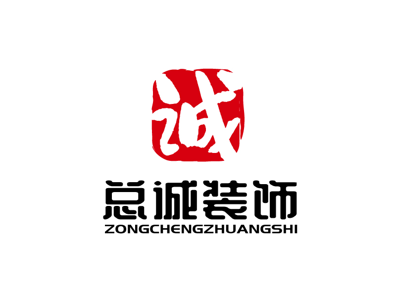 張俊的上?？傉\裝飾材料有限公司logologo設計
