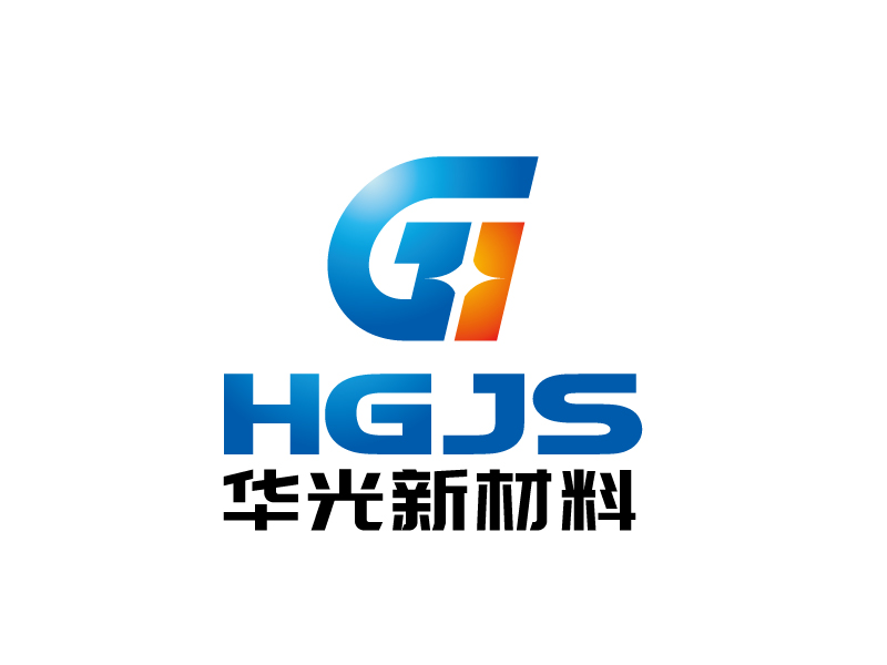 張俊的華光新材料技術(shù)有限公司(半圓)(HGJS)logo設(shè)計