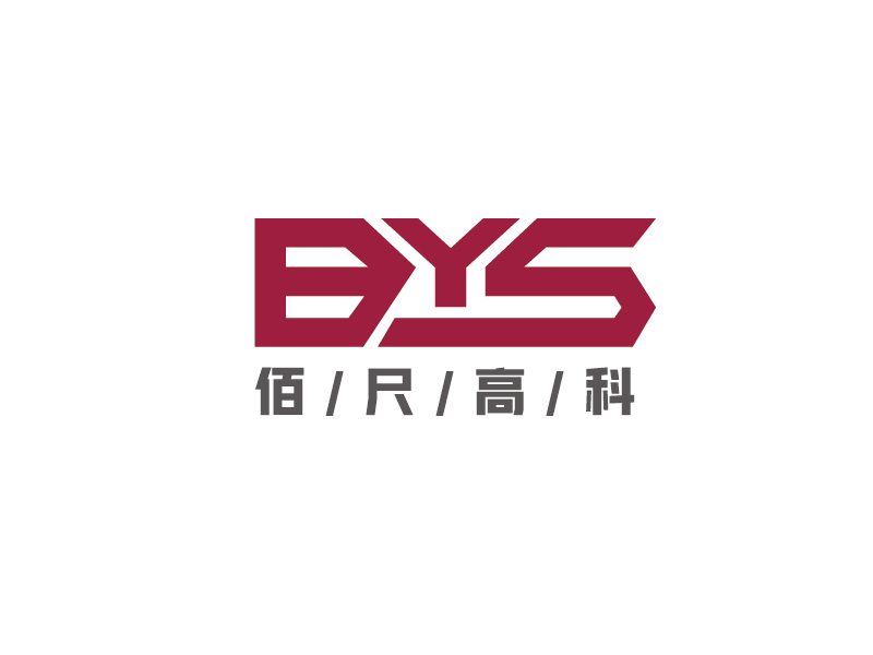 李寧的BYS     ----佰尺高科(北京)科技有限公司logo設(shè)計(jì)