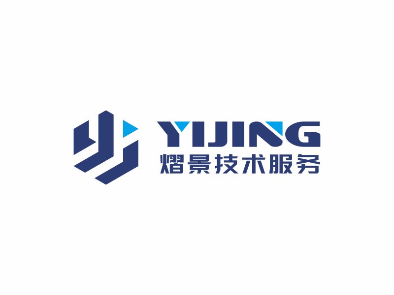 何嘉健的熠景，熠景技術(shù)服務(wù)logo設(shè)計(jì)