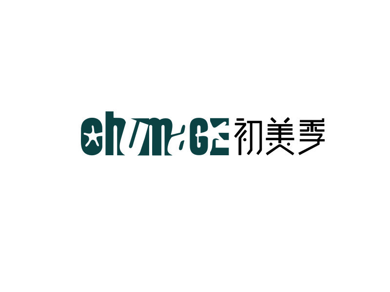 向紅的chumage(初美季)logo設計