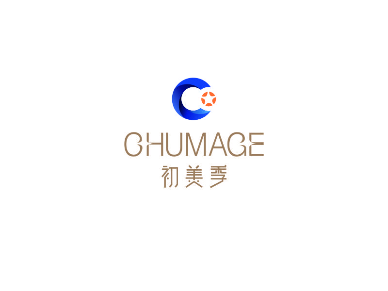 向紅的chumage(初美季)logo設計