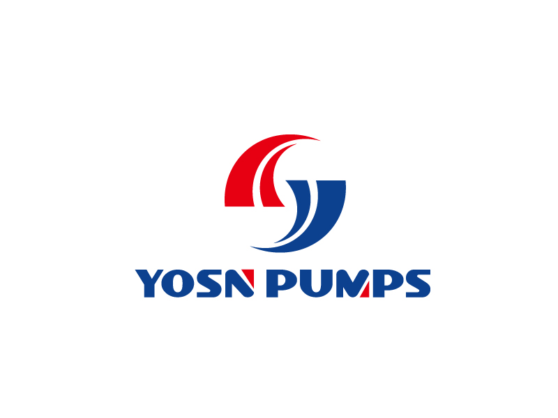 張俊的用YOSN PUMPS字母，涌順泵業(yè)結(jié)合設(shè)計(jì)。也可以不用中文logo設(shè)計(jì)